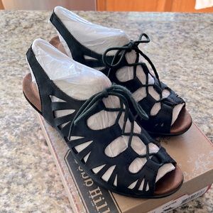 Cobb Hill Sasha sandal, black, women’s size 9M